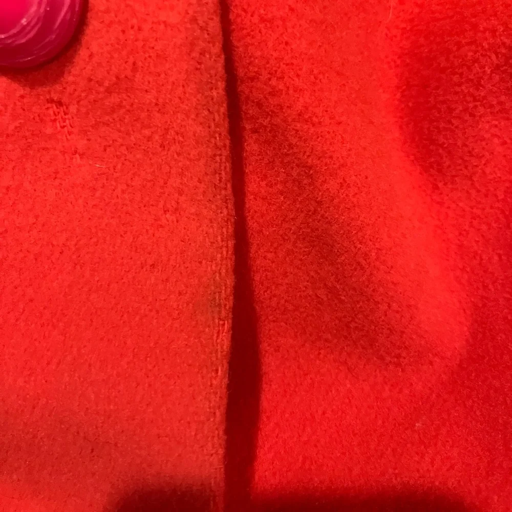 Vintage swing coat orange-pink with pink plastic buttons NS See Measurements - Picture 10 of 10